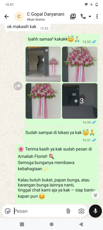 Pengiriman Karangan Bunga Mulyosari Pagerwojo